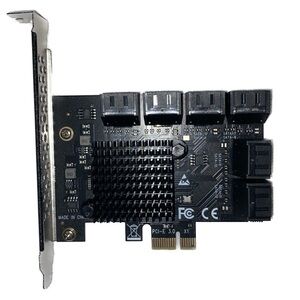 SATA PCI E Card Circuit Board w/IDE/AHCI Mode, ASM Chip, 7 Pin for SATA I/II/III